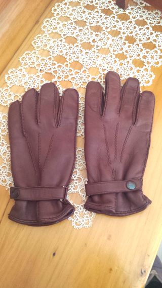 Ganga MUY Buenos! Ocasión guantes PIEL t. M-L