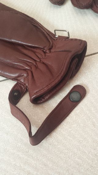 Ganga MUY Buenos! Ocasión guantes PIEL t. M-L