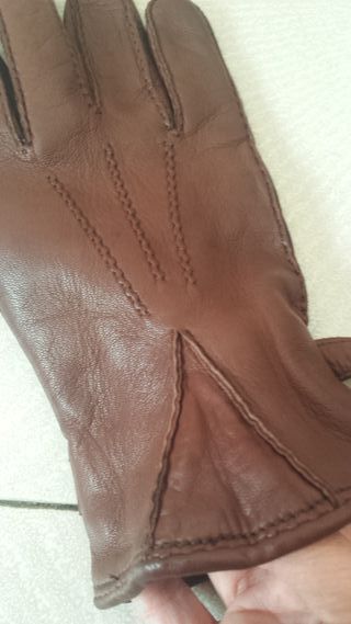 Ganga MUY Buenos! Ocasión guantes PIEL t. M-L