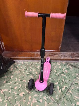 Patín Sawyer niña 3 ruedas luces ruedas