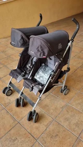 Carro Gemelar McLaren + REGALO Burbuja lluvia