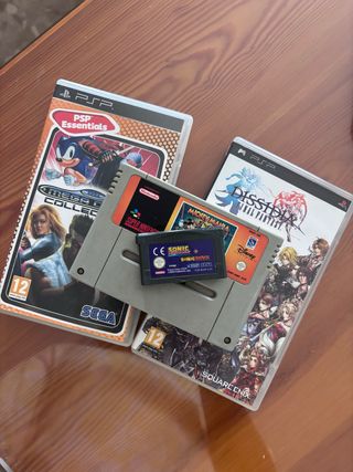 Lote de Videojuegos PSP, SNES y GBA