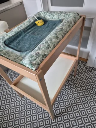 Mueble Cambiador IKEA + Colchon +  3 Fundas