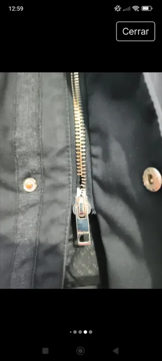 Abrigo chaqueton Elvine Negro