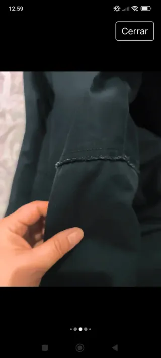 Abrigo chaqueton Elvine Negro