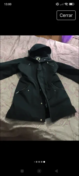 Abrigo chaqueton Elvine Negro