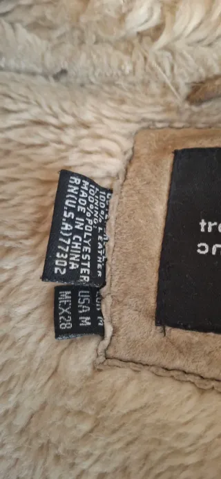 Trenka Zara Piel Marrón