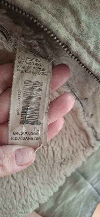 Trenka Zara Piel Marrón