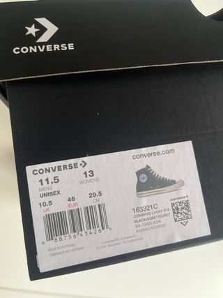 Zapatillas Converse Negras Lucky Star