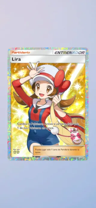 Carta Entrenador Lira Partidario ⭐️⭐️ Pokémon TCGP