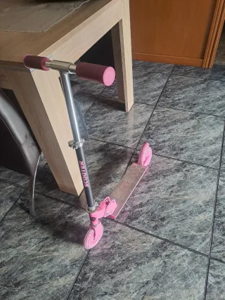 Patinete scooter rosa para niña
