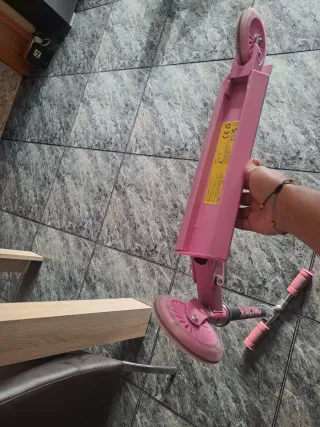 Patinete scooter rosa para niña