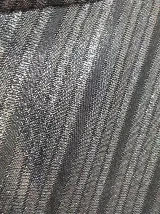 Mango Vestido fiesta plateado Talla S