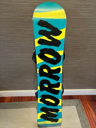 Tabla de Snowboard con Fijaciones