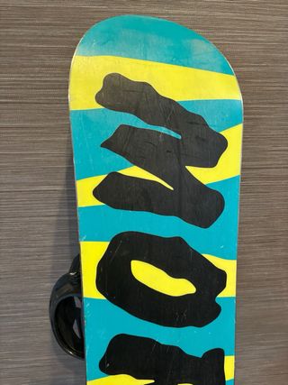 Tabla de Snowboard con Fijaciones