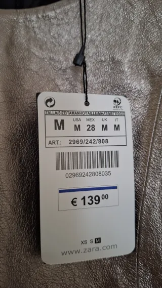 Vestido fiesta Metalizado mini