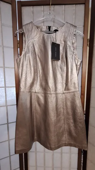 Vestido fiesta Metalizado mini