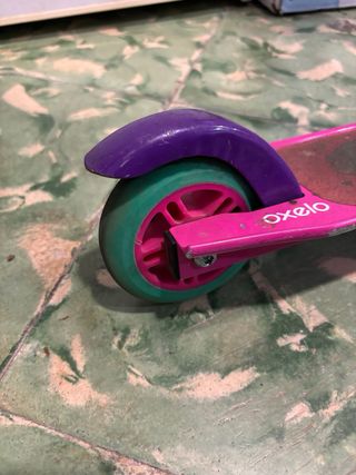 Patinete 2 ruedas rosa y morado