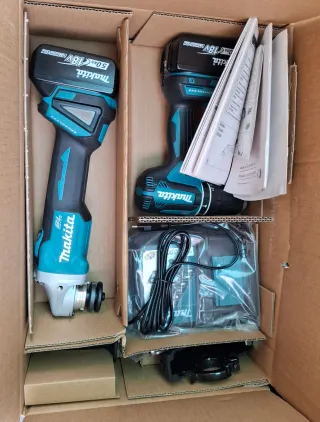 Kit Makita Amoladora + Atornillador DLX2334T