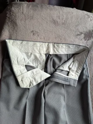 Pantalón vestir chico gris