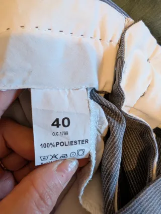 Pantalón vestir chico gris