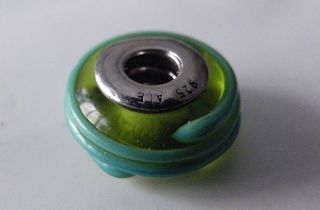 Charm Pandora Plata Verde y Turquesa