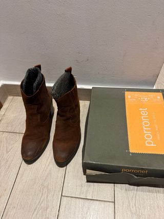 Botines de ante mujer talla 41