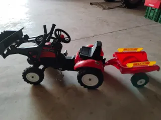 Tractor de Juguete con Remolque y Pala