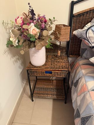 Habitación Matrimonio Metal y Mimbre