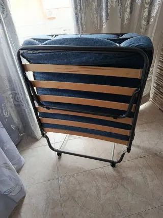 Cama Plegable Azul