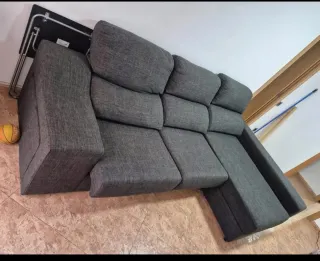 Sofá modular beige tela