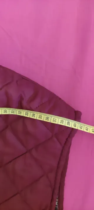 Chaleco acolchado rojo mujer