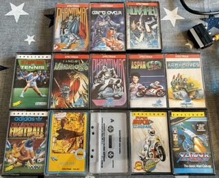 Sinclair ZX Spectrum +2 128K con juegos