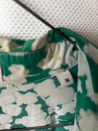 Vestido Marc O'Polo verde estampado floral