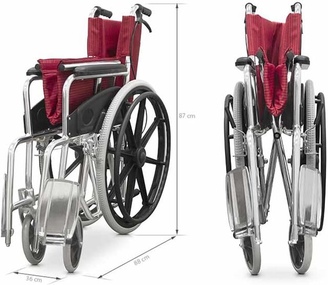 Silla de ruedas plegable QUIRUMED ALK864LBJ