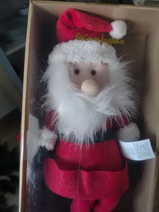 Papa Noel topper como estrella Árbol El Corte Ingl