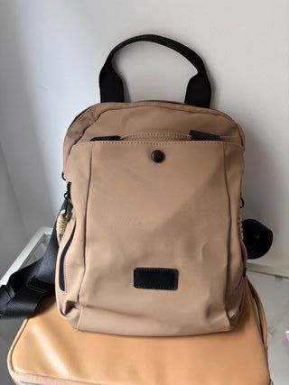 Bolso/Mochila Pequeña Beige