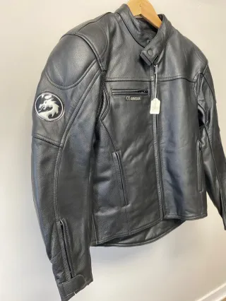 Chaqueta Moto Cuero Talla 42 Mujer