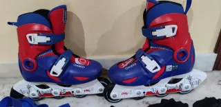 Patines Oxelo Talla 30-32 con Accesorios