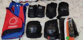 Patines Oxelo Talla 30-32 con Accesorios