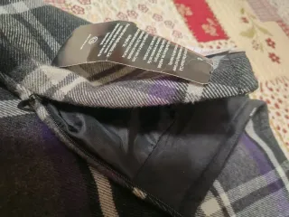 Falda Yessica cuadros con cremallera