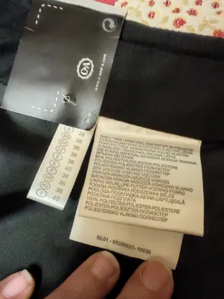 Falda Yessica cuadros con cremallera