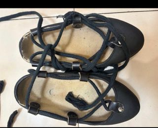 Albarcas negras talla 38/29