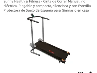 Cinta de Correr Manual Sunny Health & Fitness