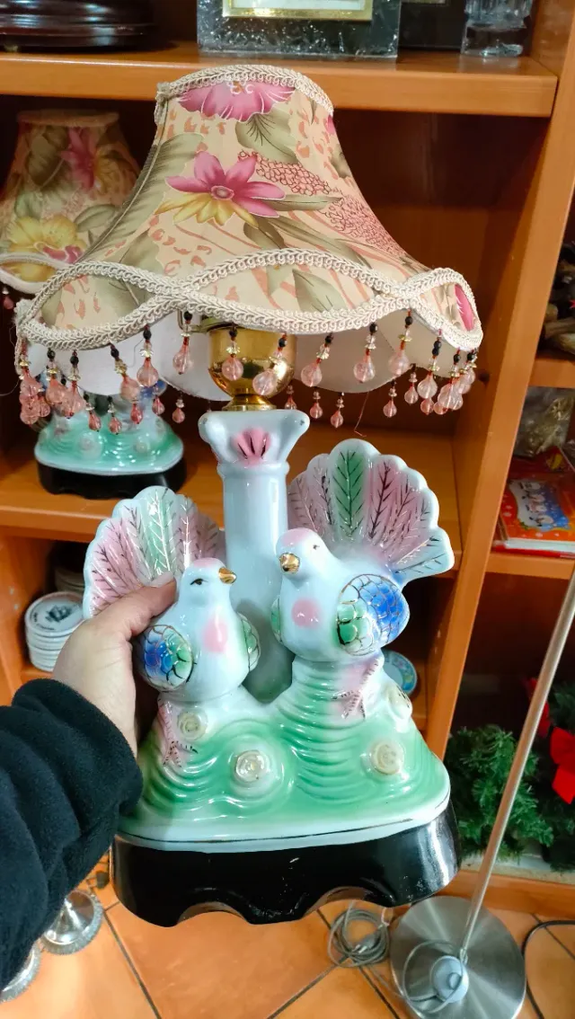 Lampade Vintage Palomas in Porcellana 640513971