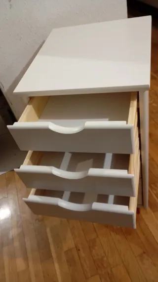 Cajonera blanca 6 cajones Interlink.