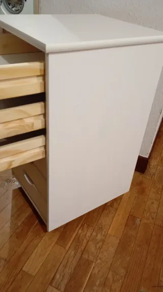 Cajonera blanca 6 cajones Interlink.