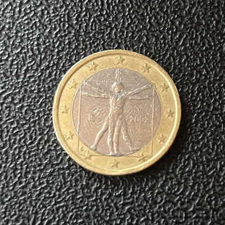 Moneda 1 Euro Da Vinci 2002