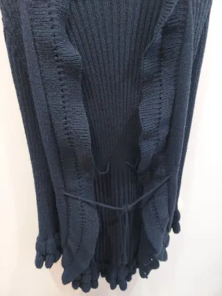 Cárdigan azul mujer