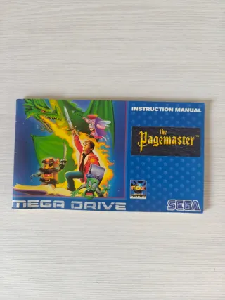 The Pagemaster Mega Drive Sega